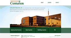 Desktop Screenshot of centurionind.com